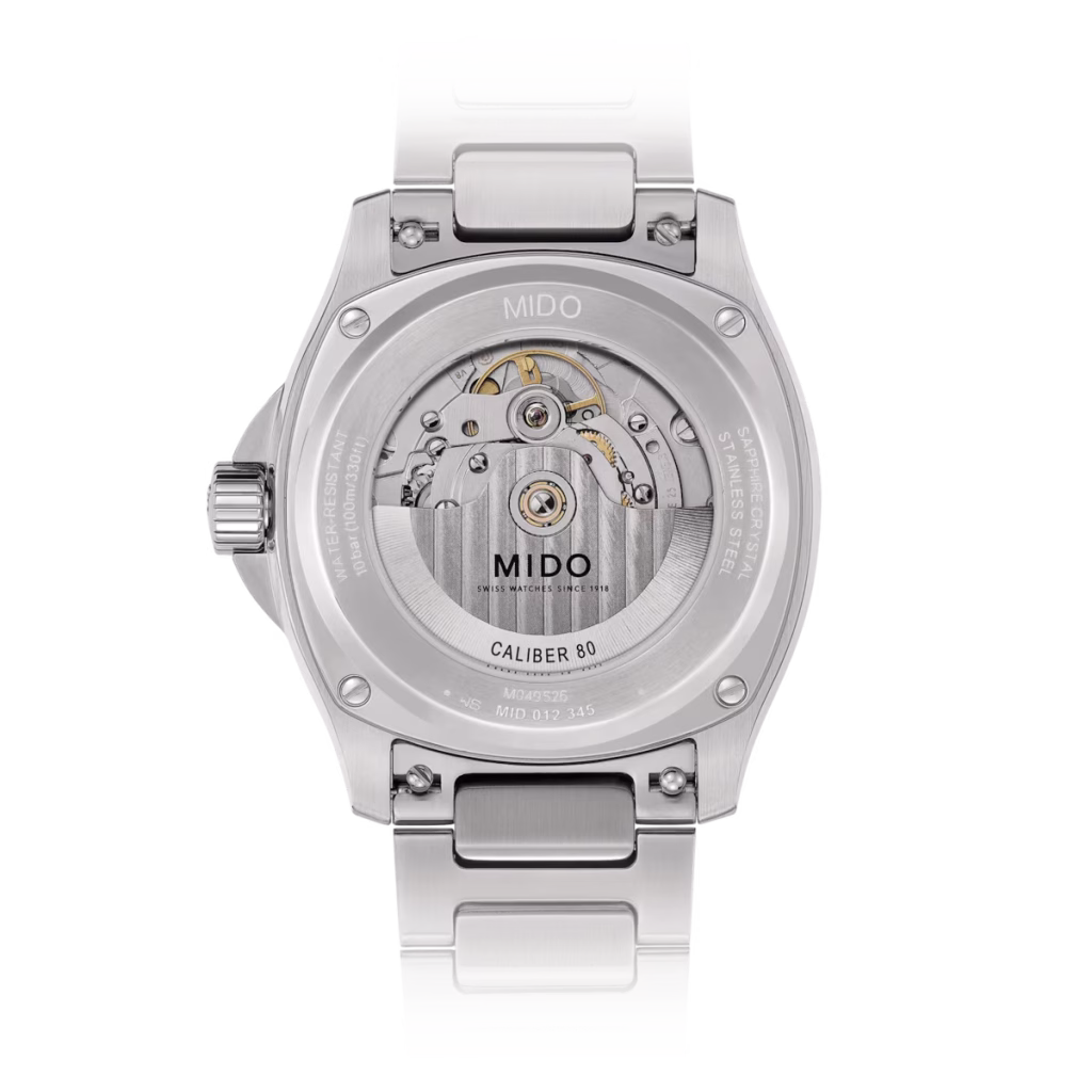 Mido Multifort TV Big Date Herrenuhr Rückseite